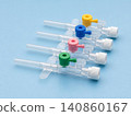 3 d rendered colorful plastic bottle caps and ball 140860167