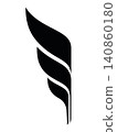 Black and white striped arrow shape black arrow white arrow 140860180