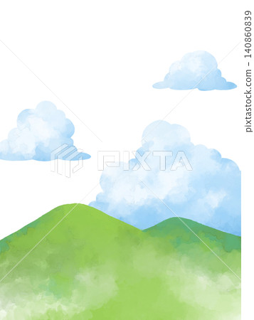 雲和山的簡單插圖 雲和山的簡單插圖 140860839