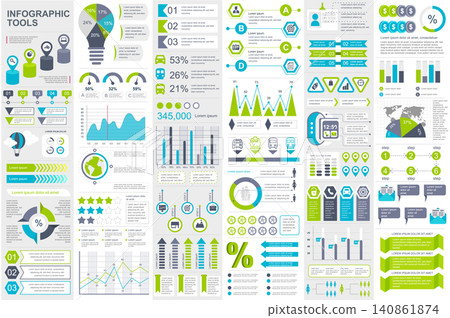 Infographic elements data visualization vector design template. Can be used for steps, options, business processes, workflow, diagram, flowchart concept, timeline, marketing icons, info graphics. Infographic elements data visualization vector design template. Can be used for steps, options, business processes, workflow, diagram, flowchart concept, timeline, marketing icons, info graphics. 140861874