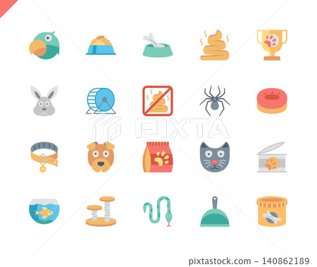 Simple Set Pen and Animal Flat Icons for Website and Mobile Apps. Contains such Icons as Scratcher, Dog, Cat, Bowl, Bird, Spider. 48x48 Pixel Perfect. Vector illustration. Simple Set Pen and Animal Flat Icons for Website and Mobile Apps. Contains such Icons as Scratcher, Dog, Cat, Bowl, Bird, Spider. 48x48 Pixel Perfect. Vector illustration. 140862189