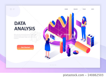 Modern flat design isometric concept of Auditing, Data Analysis decorated people character for website and mobile website development. Isometric landing page template. Vector illustration. Modern flat design isometric concept of Auditing, Data Analysis decorated people character for website and mobile website development. Isometric landing page template. Vector illustration. 140862503