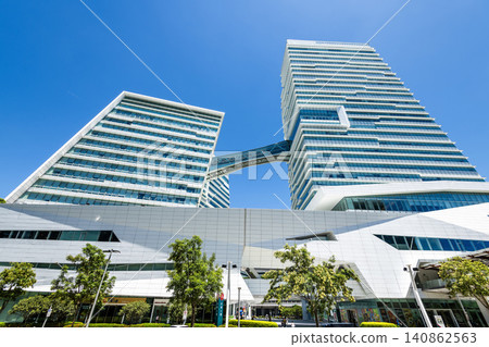 Modern building view of Chinatrust Commercial Bank (CTBC) Financial Park in Taipei, Taiwan. It houses the headquarters of CTBC Financial Holding. Modern building view of Chinatrust Commercial Bank (CTBC) Financial Park in Taipei, Taiwan. It houses the headquarters of CTBC Financial Holding. 140862563