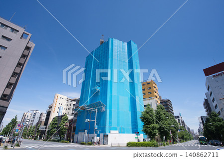 公寓建築工地 公寓建築工地 140862711