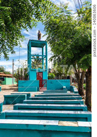 Ilha das Canarias, Brazil - Jan 20, 2026: Little village located at Ilha das Canarias, Brazil. Ilha das Canarias, Brazil - Jan 20, 2026: Little village located at Ilha das Canarias, Brazil. 140863606