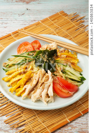 Cold ramen (with sesame sauce) Cold ramen (with sesame sauce) 140863834
