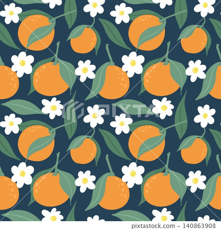 seamless pattern with yellow flowers seamless pattern with yellow flowers 140863908