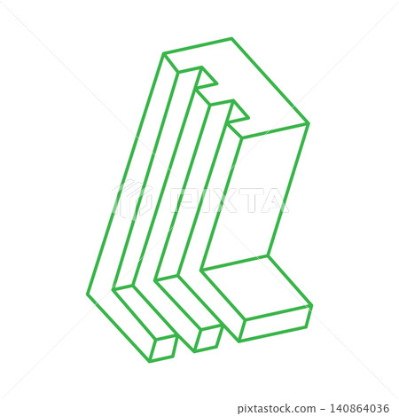 Impossible optical illusion shape. Optical art objects. Impossible figures. Logo. Sacred geometry. Impossible optical illusion shape. Optical art objects. Impossible figures. Logo. Sacred geometry. 140864036