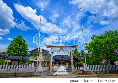 Kunigami Shrine: Birthplace of Prince Waniko, son of Emperor Keitai. Kunigami Shrine: Birthplace of Prince Waniko, son of Emperor Keitai. 140864136