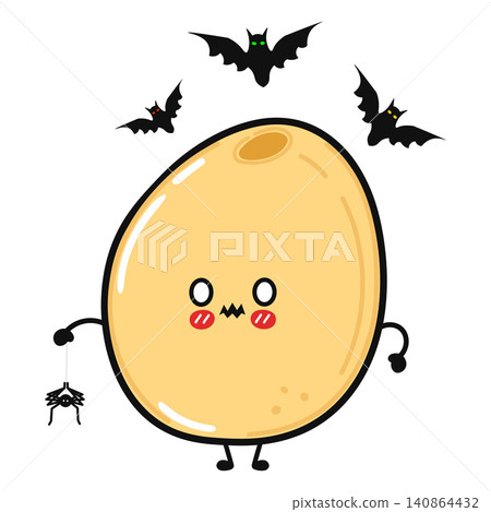 Cute Halloween millet character illustration Cute Halloween millet character illustration 140864432