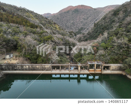 Aisaka Dam, Awa City, Tokushima Prefecture Aisaka Dam, Awa City, Tokushima Prefecture 140865117