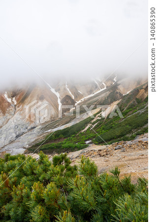 從富良野山到上富良野山的初夏健行景色 140865390