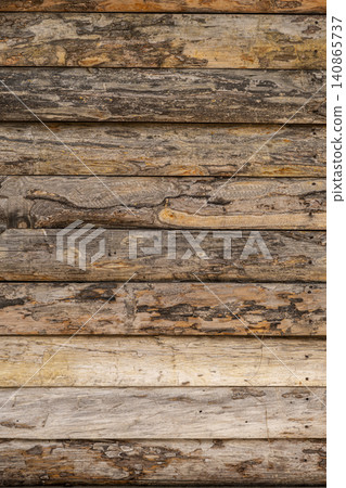 Natural Timber Wall Background. 140865737