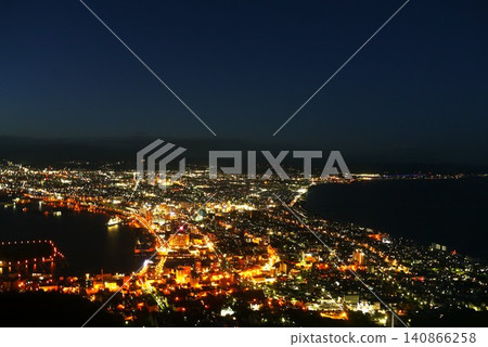 The night view from Mount Hakodate is truly magnificent. I lose track of time admiring this million-dollar view. The night view from Mount Hakodate is truly magnificent. I lose track of time admiring this million-dollar view. 140866258