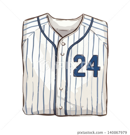 Illustrations of baseball (ball, bat, glove, uniform, etc.) Illustrations of baseball (ball, bat, glove, uniform, etc.) 140867979