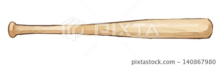 Illustrations of baseball (ball, bat, glove, uniform, etc.) Illustrations of baseball (ball, bat, glove, uniform, etc.) 140867980