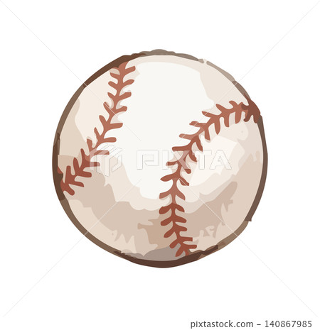 Illustrations of baseball (ball, bat, glove, uniform, etc.) Illustrations of baseball (ball, bat, glove, uniform, etc.) 140867985