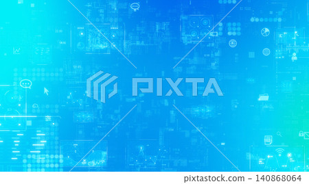 數位技術概念背景資料。數位轉型 (DX)、人工智慧 (AI)、半導體、電子電路、大規模積體電路 (LSI)、資料、雲端運算 數位技術概念背景資料。數位轉型 (DX)、人工智慧 (AI)、半導體、電子電路、大規模積體電路 (LSI)、資料、雲端運算 140868064
