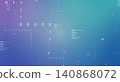 數位科技的概念視覺設計。數位轉型 (DX)、資訊科技 (IT)、技術、數位、資料、網路安全 140868072