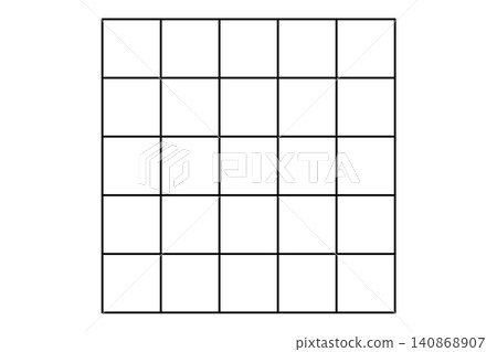 Go board, 6x6 lines Go board, 6x6 lines 140868907