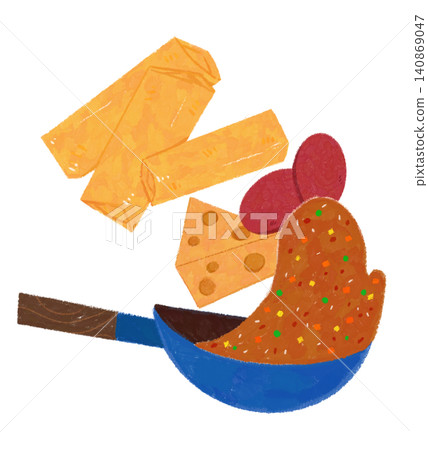 Cheese Ham Sauce Risoles Cheese Ham Sauce Risoles 140869047
