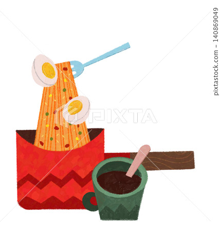 Spicy Noodle with Coffee Spicy Noodle with Coffee 140869049
