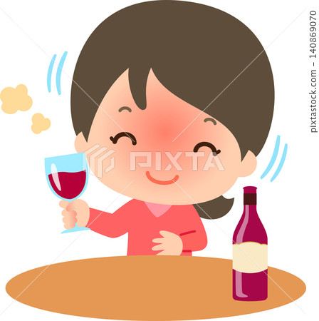 一位喝醉了的年輕女子。 一位喝醉了的年輕女子。 140869070