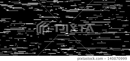 Black and white TV Static noise texture background. Broken television signal screen concept. Random rippled video tape overlay. Glitch vhs pixel wallpaper. Vector image interference backdrop effect Black and white TV Static noise texture background. Broken television signal screen concept. Random rippled video tape overlay. Glitch vhs pixel wallpaper. Vector image interference backdrop effect 140870999