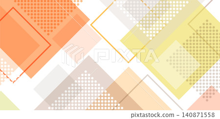 Abstract geometric background using orange and yellow shapes Abstract geometric background using orange and yellow shapes 140871558
