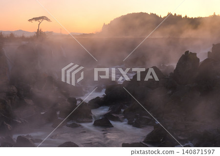 Sogi Falls in the morning Sogi Falls in the morning 140871597