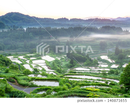 Hoshitoge Rice Terraces (Tokamachi City, Niigata Prefecture) Hoshitoge Rice Terraces (Tokamachi City, Niigata Prefecture) 140871655