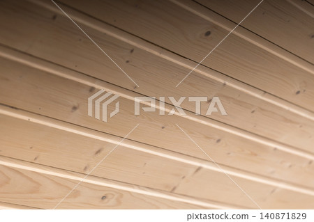 Light pine tongue-and-groove ceiling panels, background photo Light pine tongue-and-groove ceiling panels, background photo 140871829