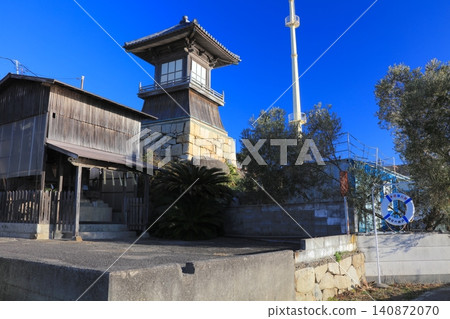 位於牛窗市八大新景點之一「唐古之瀨戶」的「燈籠堂」。 位於牛窗市八大新景點之一「唐古之瀨戶」的「燈籠堂」。 140872070