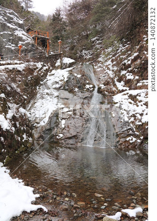 Fudo Falls at Ikuno Silver Mine (winter scenery) Fudo Falls at Ikuno Silver Mine (winter scenery) 140872132