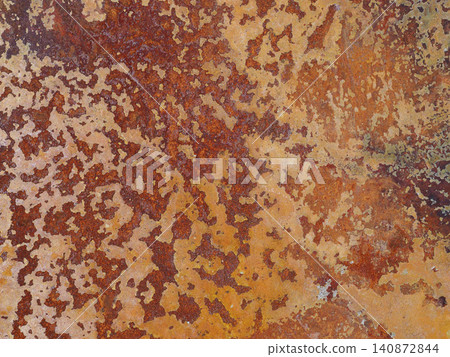 Rust of iron plate 140872844