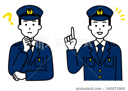 思考/有了想法 - 男警官套裝 140873069