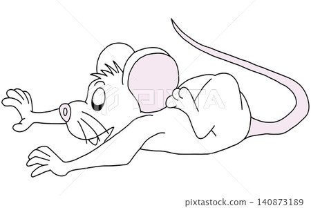 手繪動物插畫☆老鼠 手繪動物插畫☆老鼠 140873189