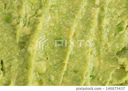 Abstract food background of fresh mashed avocado texture Abstract food background of fresh mashed avocado texture 140873437