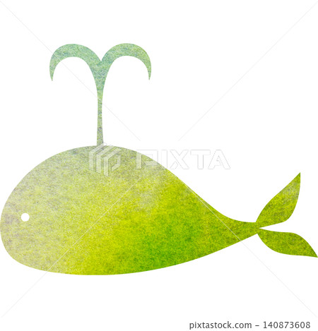 Beautiful watercolor whale icon image illustration Beautiful watercolor whale icon image illustration 140873608