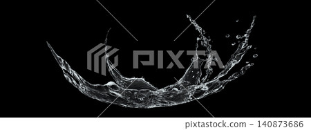 An abstract background depicting splashing water | Clean and flowing water waves and splashes An abstract background depicting splashing water | Clean and flowing water waves and splashes 140873686
