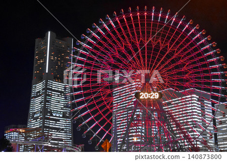 Yokohama Minato Mirai night view Yokohama Minato Mirai night view 140873800