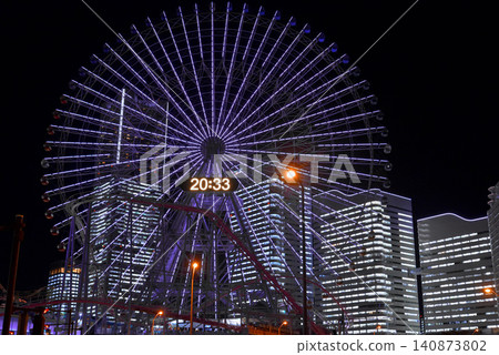 Yokohama Minato Mirai night view Yokohama Minato Mirai night view 140873802