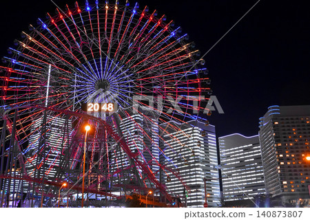 Yokohama Minato Mirai night view Yokohama Minato Mirai night view 140873807