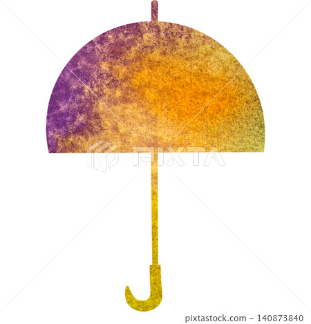 美麗的水彩圖案雨傘圖示圖像插圖 美麗的水彩圖案雨傘圖示圖像插圖 140873840