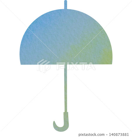 美麗的水彩圖案雨傘圖示圖像插圖 美麗的水彩圖案雨傘圖示圖像插圖 140873881
