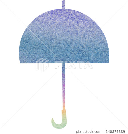 Beautiful watercolor pattern umbrella icon image illustration Beautiful watercolor pattern umbrella icon image illustration 140873889