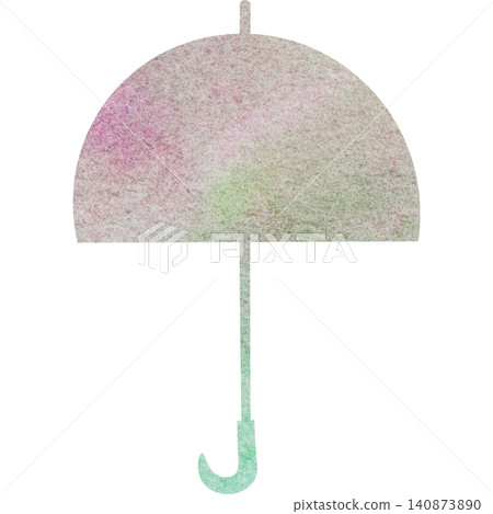 Beautiful watercolor pattern umbrella icon image illustration Beautiful watercolor pattern umbrella icon image illustration 140873890