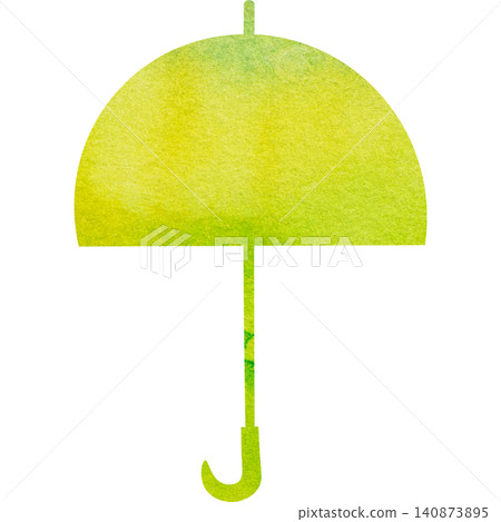 美麗的水彩圖案雨傘圖示圖像插圖 美麗的水彩圖案雨傘圖示圖像插圖 140873895