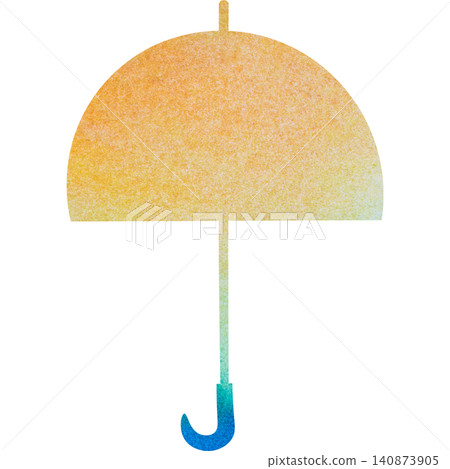Beautiful watercolor pattern umbrella icon image illustration 140873905