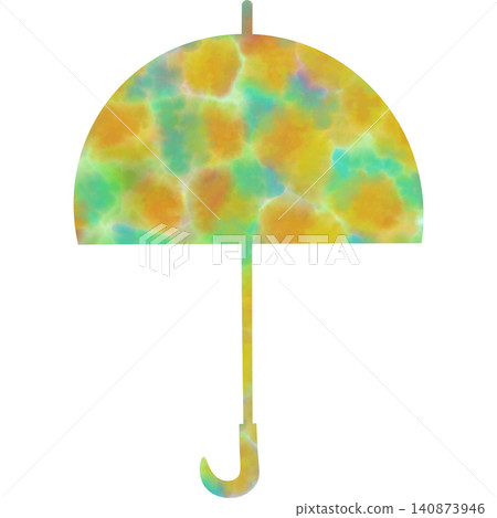 Beautiful watercolor pattern umbrella icon image illustration Beautiful watercolor pattern umbrella icon image illustration 140873946